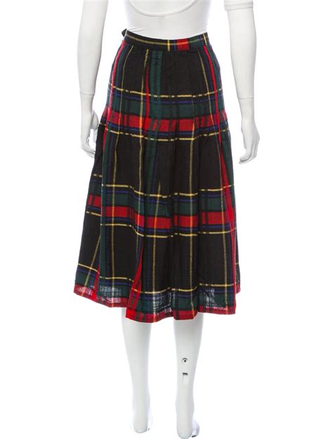 dior checkered skirt|vintage dior skirt.